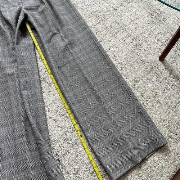 Aritzia Babaton Rosemarie Wide Leg new Houndstooth Business Formal  Casual Pant - Picture 16 of 17